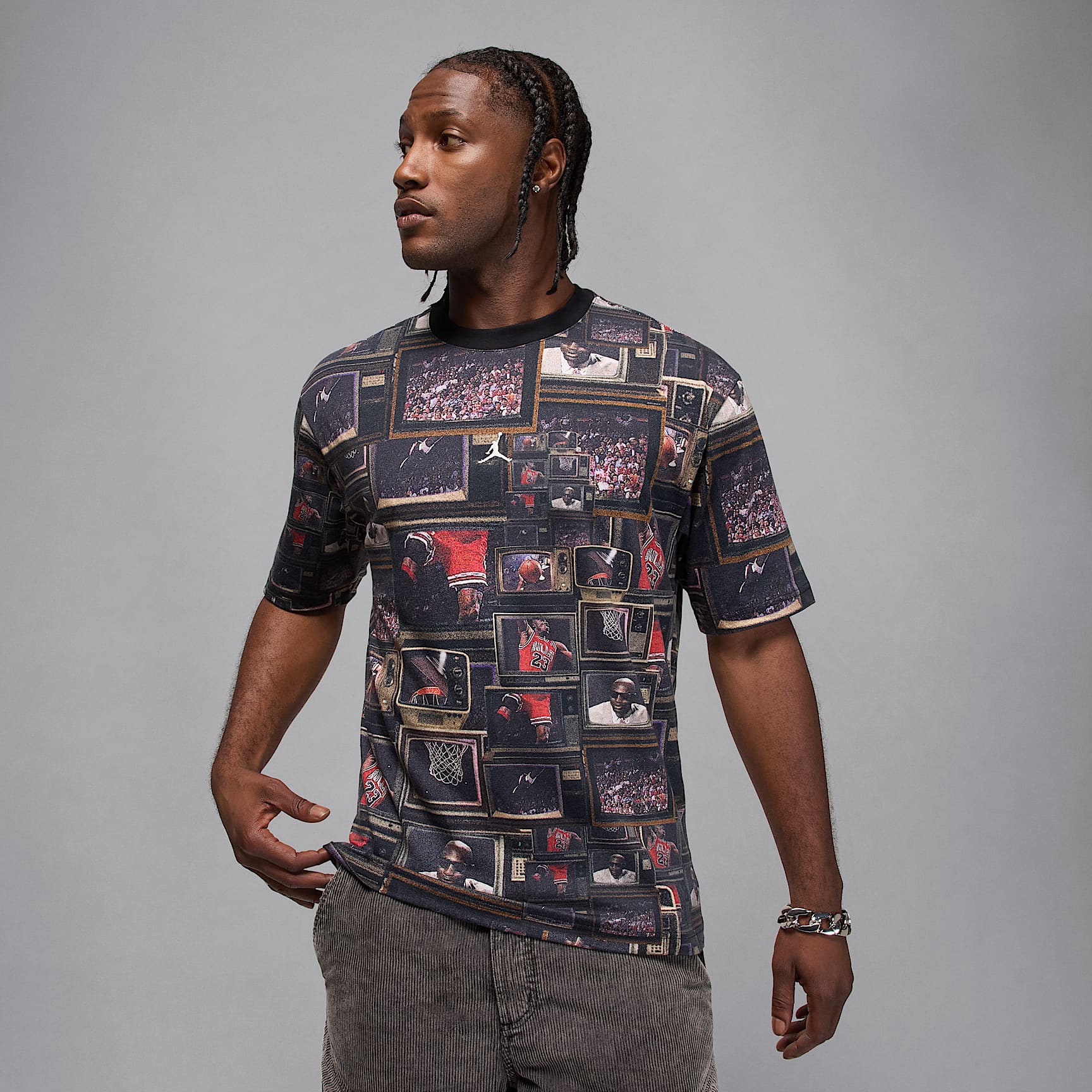 Jordan Brooklyn Men's Printed T-Shirt. Nike JP